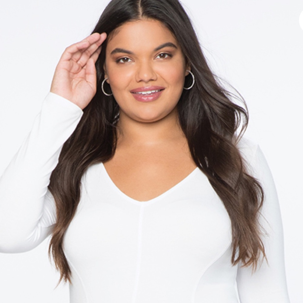 Eloquii V-neck Bodysuit